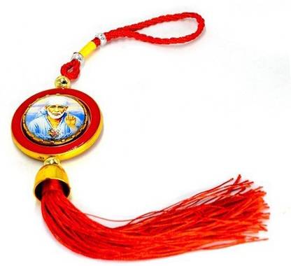 ME&YOU Shirdi Sai Baba Car hanging God Idol two side frames Car Hanging Ornament
