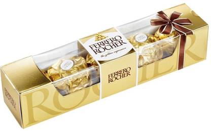 FERRERO ROCHER Multi Layered Chocolate,4 Pieces Truffles