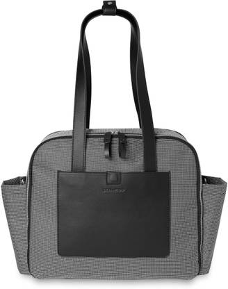 SKIP HOP Madison Square Diaper Tote - B/W Mini Grid Diaper Bag