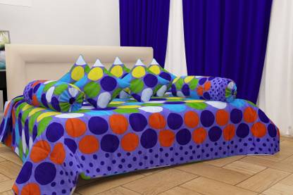 Hot Dealzz Cotton Abstract Diwan Set