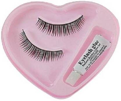 BETRENDING false eyelash with glue set [pack of 1] waterproof & reusable