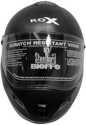 Steelbird ROX Platinum Motorbike Helmet