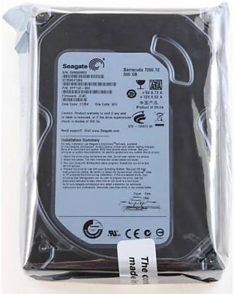 Seagate 500 GB desktop Hard Disk 500 GB Desktop Silver SATA Internal Hard Disk Drive (HDD) (desktop hardisk 500 gb)