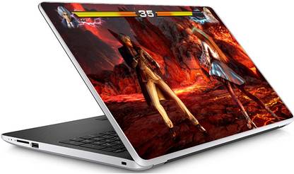 GADGETSWRAP Universal tekken 7 Lee vs Lili Skin For 15.6 Inch Laptop (15x10 inch) Vinyl Laptop Skin Compatible for 15.6 inch