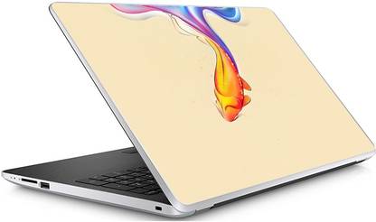 GADGETSWRAP Universal Curve Fish Skin For 15.6 Inch Laptop (15x10 inch) Vinyl Laptop Skin Compatible for 15.6 inch