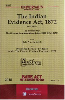 The Indian Evidence Act 1872 Bare Act With Short Notes