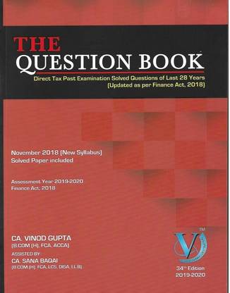 Vg The Question Bank By Ca Vinod Gupta