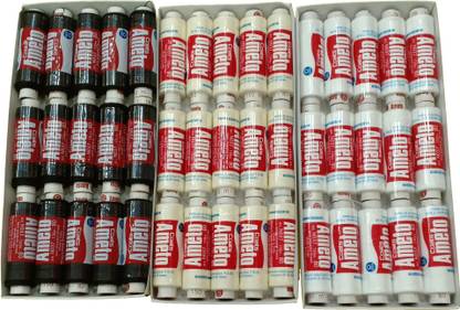 AMETO Black, White, Off White Thread