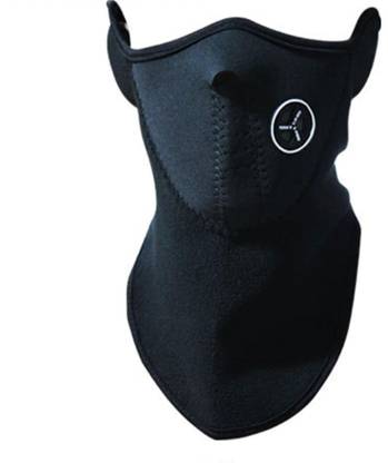 SERVEUTTAM Black Bike Face Mask for Men & Women