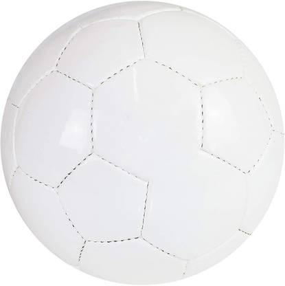 क्विनर्जिस ® Plain White Football - Size 5 Unprinted Ball फ़ुटबॉल