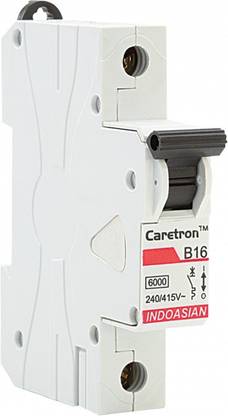 Indoasian 6A SP B Caretron AC MCB 6A SP B Caretron AC MCB MCB