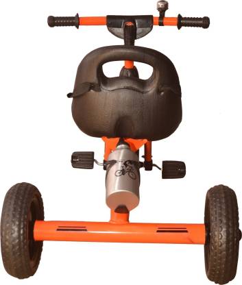 Oximus Baby Tricycle for Kids with Front and Back Bottle with Musical Kids | Tricycle For Kids | Tricycle For Baby Boy & Girl | Baby Tricycle | Kids Tricycle 2 3 4 5 Years |Toddler Tricycle Toys For Gifting Cycle With Musical Best Stylish Rear Baby Cycle Toys Orange Bottle tricycle Tricycle