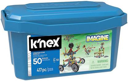 Knex Imagine, 50 Mdels, 417 pieces, Blue