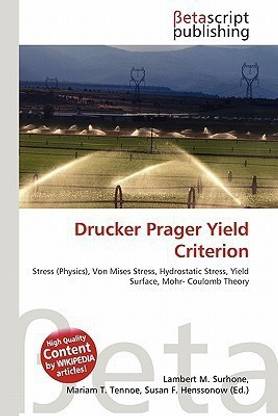 Drucker Prager Yield Criterion