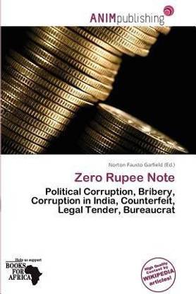 Zero Rupee Note