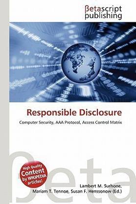 Responsible Disclosure