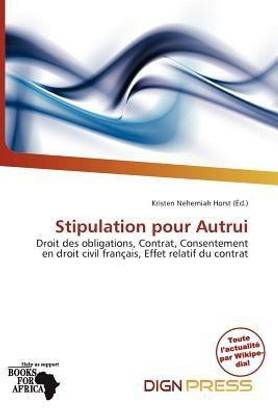 Stipulation Pour Autrui