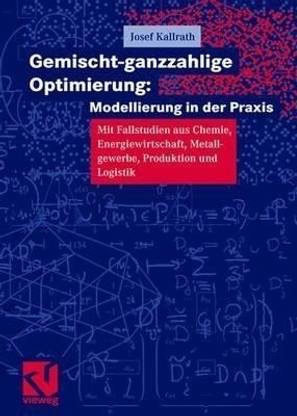 Gemischt-Ganzzahlige Optimierung: Modellierung in Der Praxis