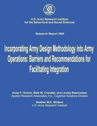 Incorporating Army Design Methodology into Army Operations