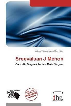 Sreevalsan J Menon