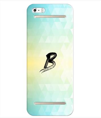 XPRINT Back Cover for Intex Turbo S5 - Alphabet B
