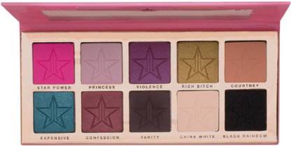JEFFREE STAR Beauty Killer Eyeshadow Palette with 1 GLITTER EYELINER 2.52 g