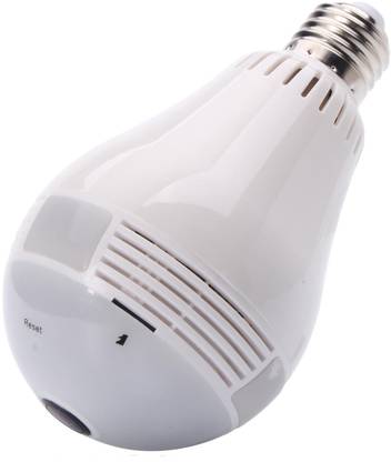 Onskart Wireless Panoramic Bulb 360 IP Camera 1.3MP Remoting Monitoring LED Bulb Light Security Camera