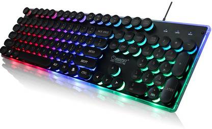 Mpow KB202 Wired USB Standard Gaming Keyboard Compatible with Desktop, Laptop, Mac
