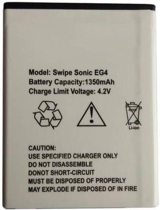 COMPATIBLE Mobile Battery For  Swipe Sonic EG4