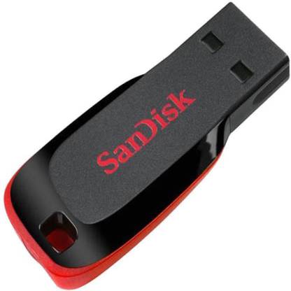 SanDisk 64 GB Pendrive 64 Pen Drive Compatible with Netbook, Gaming Console, Desktop Computer, Tablet, Mobile, Audio Player, Television, Laptop USB 2.0 Plastic Case