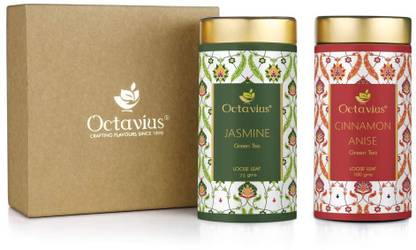 Octavius GTC2 - Workout buddies Jasmine, Cinnamon Green Tea Festive Gift Box