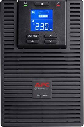 APC SRC1KUXI 230 V Online/double-conversion Tower Model UPS with Overload Protection with Digital Display 3 Outlet Plugs