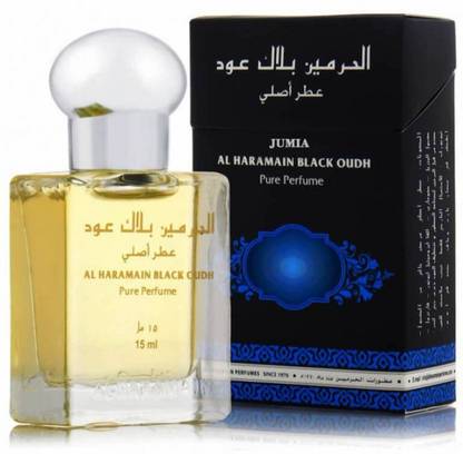 Haramain Black Oudh Fragrance 15ml Roll on Perfume Oil Floral Attar