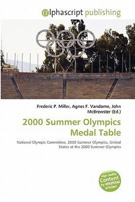 2000 Summer Olympics Medal Table