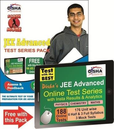 Score More - Jee Advanced Test Series Pack (10 Mock Tests with Solutions) with 188 Online Tests of Pcm Worth Rs 999/- Free