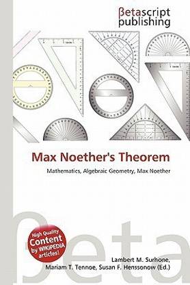 Max Noether's Theorem