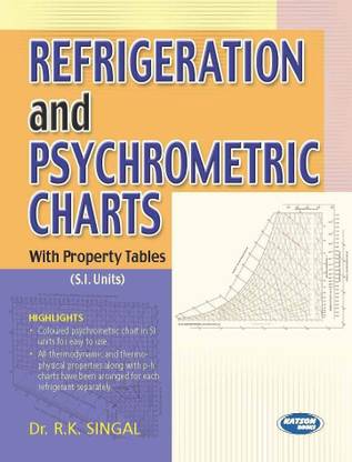 Refrigeration and Psychrometric Charts with Property Tables (S.I. Units)