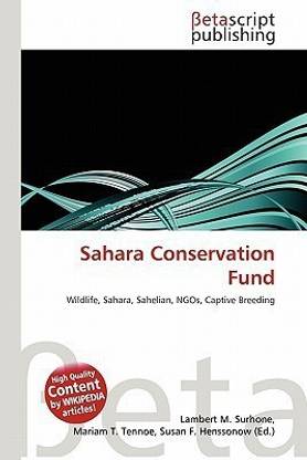 Sahara Conservation Fund