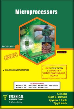 Microprocessors for MSBTE (I SCHEME PATTERN S.Y. DIPLOMA SEM-IV COMPUTER ENGG. GROUP)