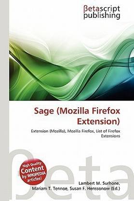 Sage (Mozilla Firefox Extension)