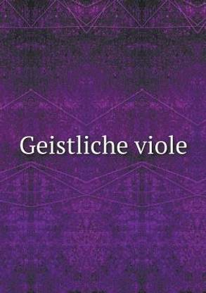 Geistliche Viole