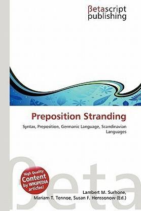 Preposition Stranding