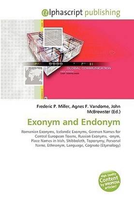 Exonym and Endonym