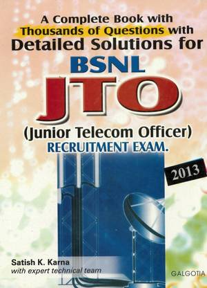Bsnl Jto Recruitment Exam 2013