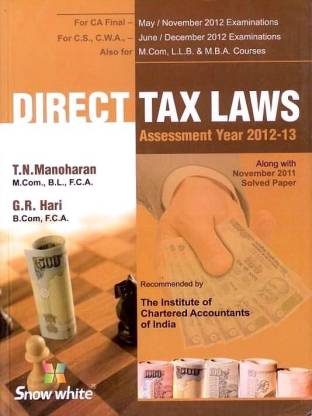 Direct Tax Laws Assessment Year 2012-13