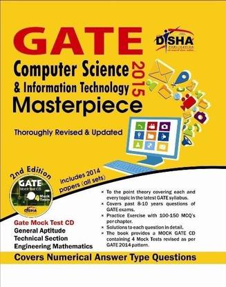 Gate Computer Science & Information Technology Masterpiece 2015 with 4 Mock Test CD