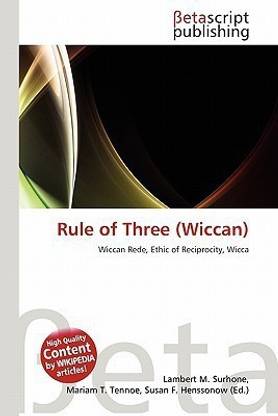 Rule of Three (Wiccan)