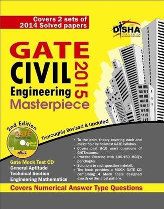 Gate Civil Engineering Masterpiece 2015 with 4 Mock Test CD