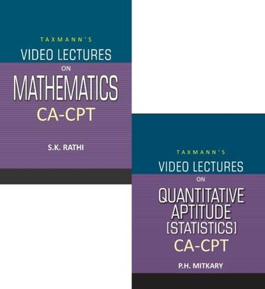 Video Lectures on Quantitative Aptitude Statistics and Mathematics (Set of 6 Dvds)