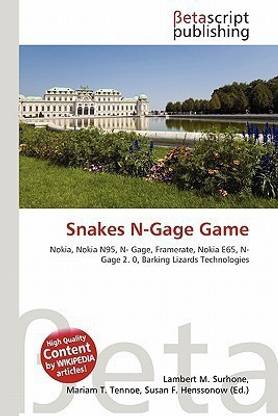 Snakes N-Gage Game